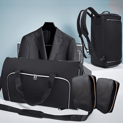 3-in-1 Travel Duffel Bag | Waterproof Garment Organizer
