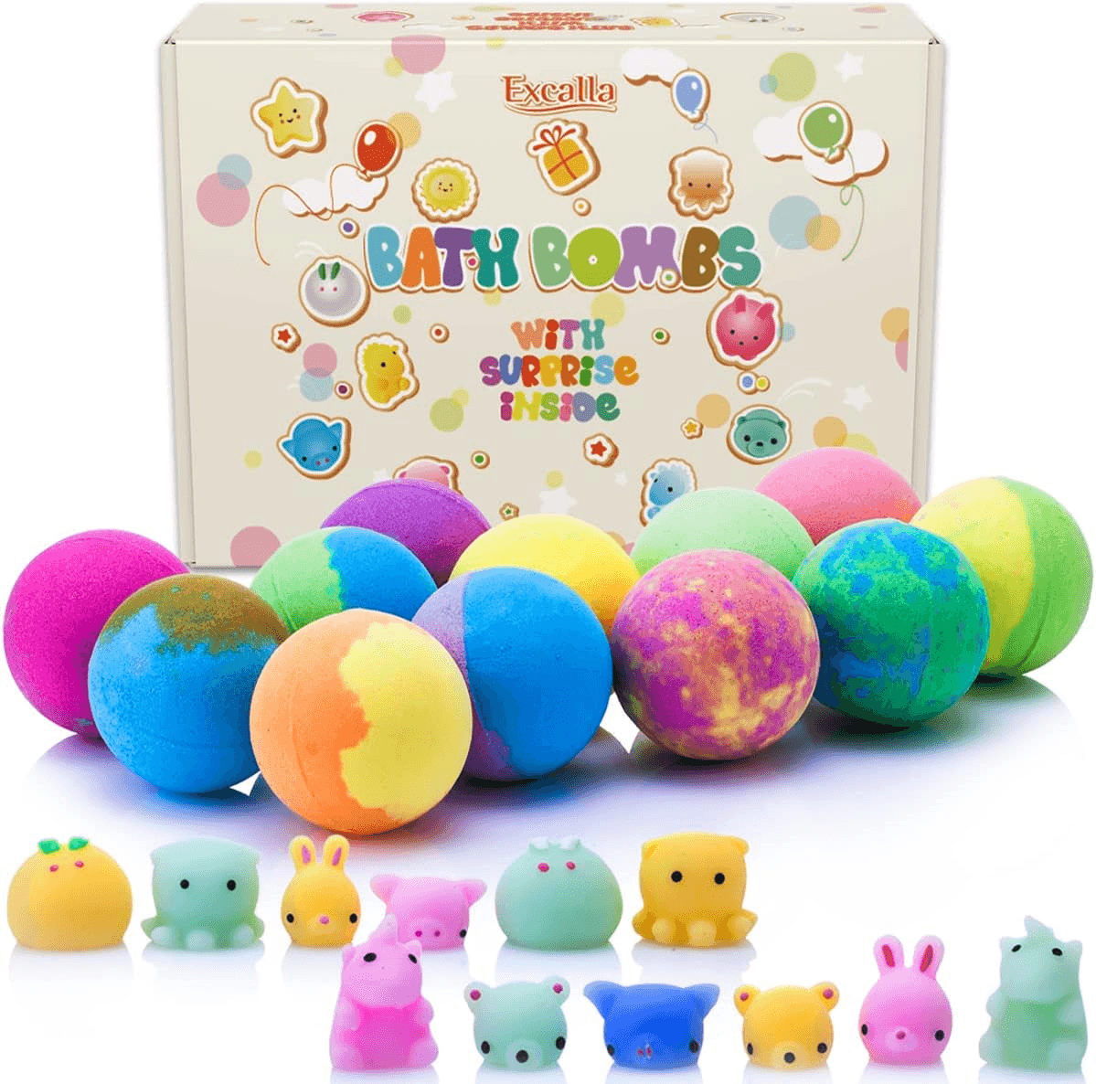 Bath Bombs for Kids with Toys